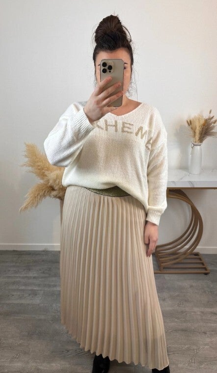 Jupe Lilou beige