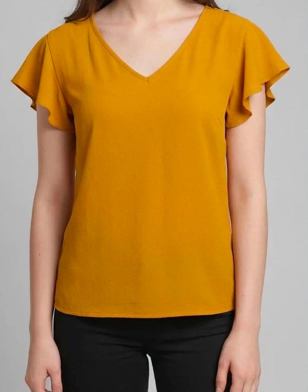 Blouse Sylvie moutarde