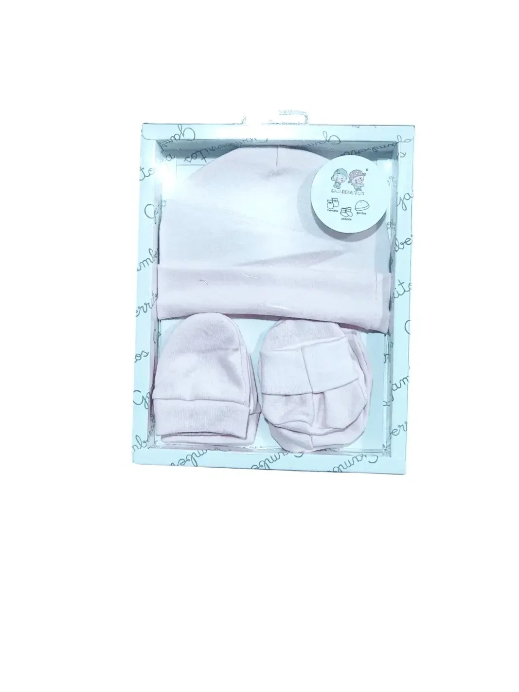 Coffret de naissance bonnet blanc