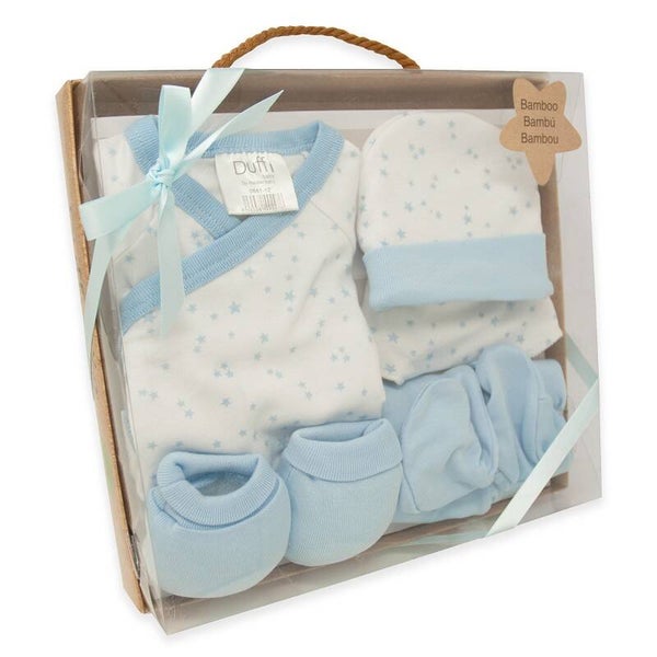 Coffret de naissance étoiles bleues