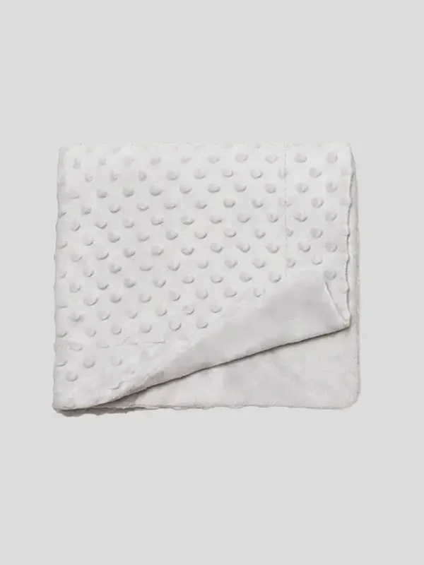 Couverture bébé à pois personnalisable