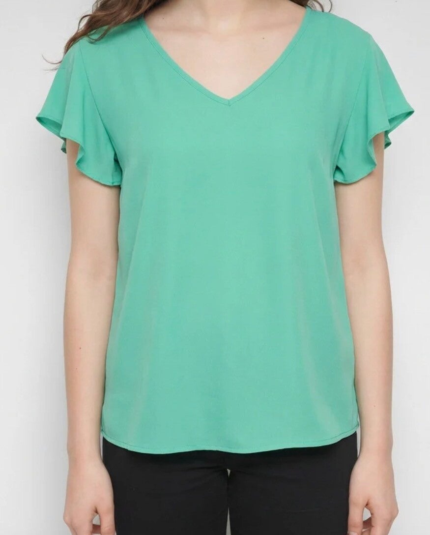 Blouse Sylvie vert d'eau