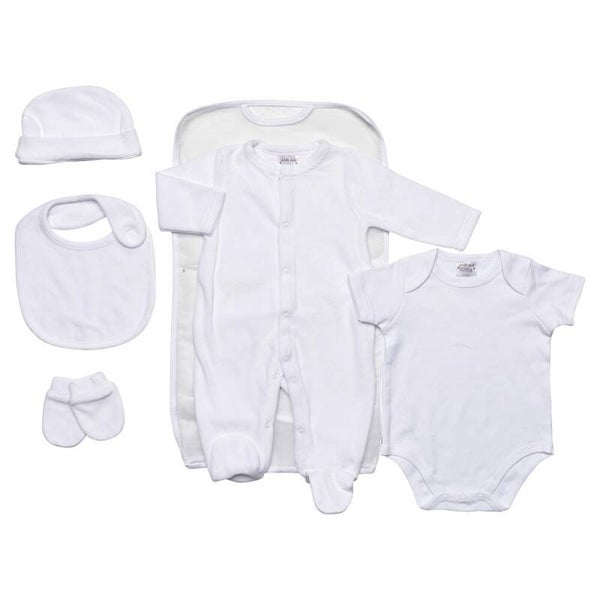 Ensemble 6 pièces velours blanc
