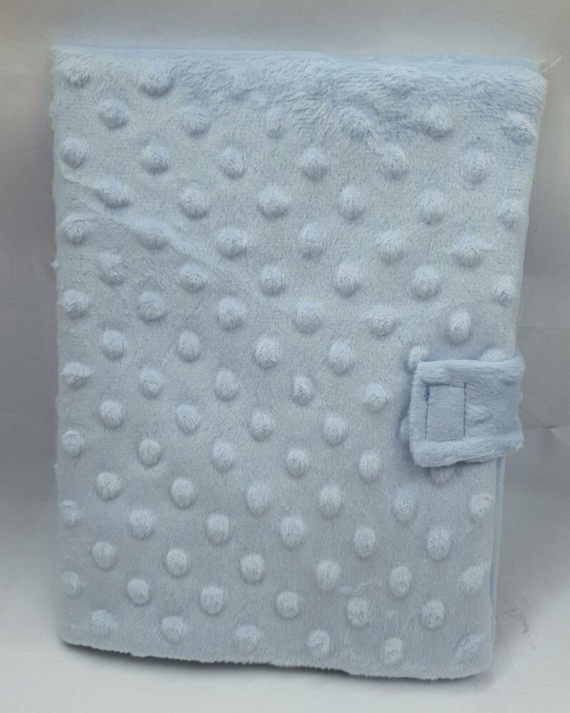 Protège carnet bleu