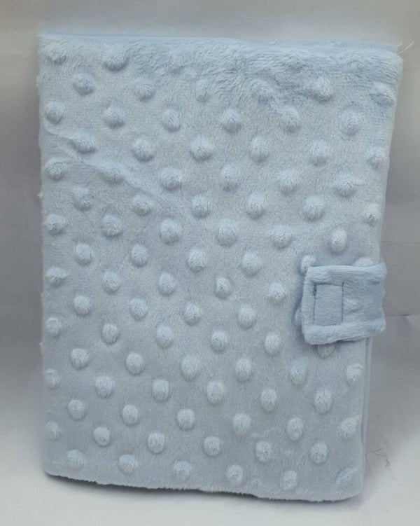 Protège carnet bleu