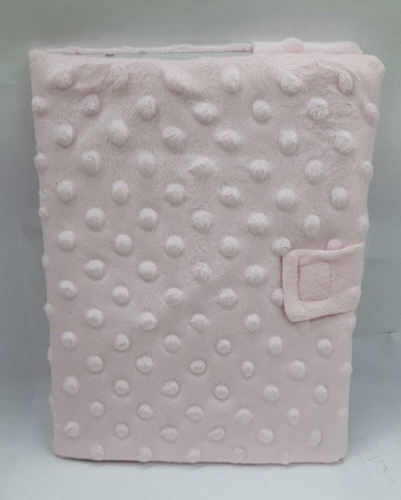 Protège carnet rose
