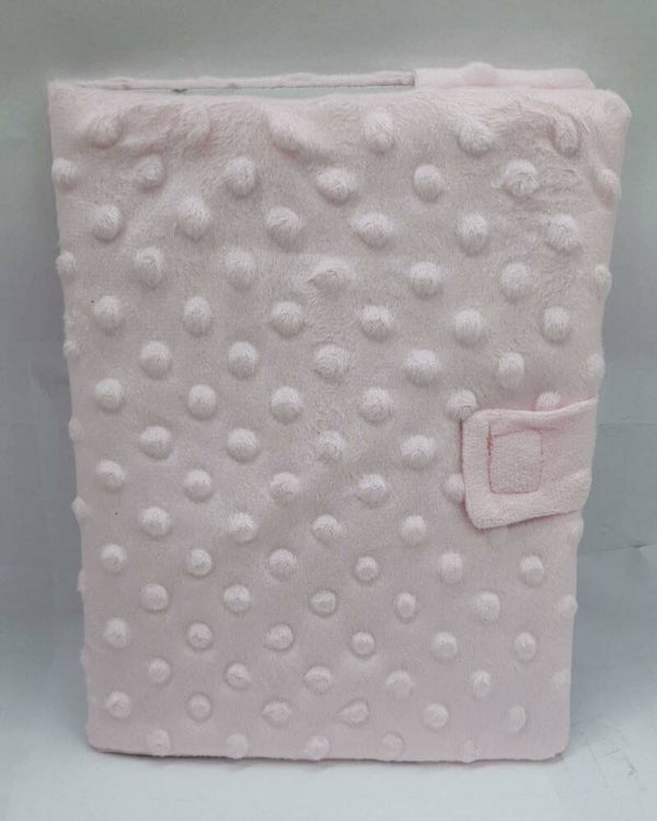 Protège carnet rose