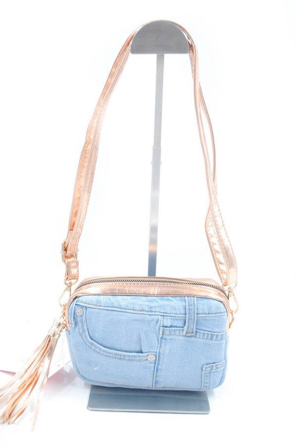 Sac Lau jeans et doré