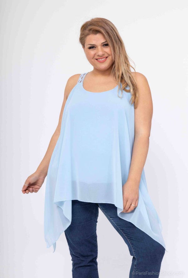 Tunique Jess bleue claire