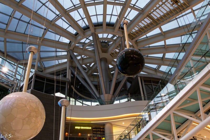 Ceiling view of Mall
