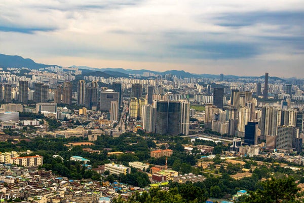 CITY SCENE  SOUTH KOREA