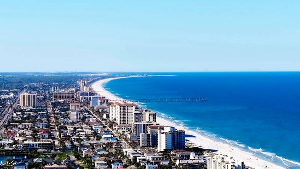 Jacksonville Beach Aerial View