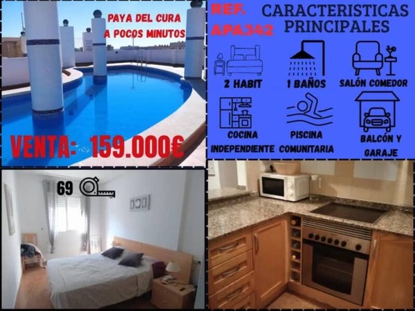 APARTAMENTO CON PISCINA Y GARAJE TORREVIEJA