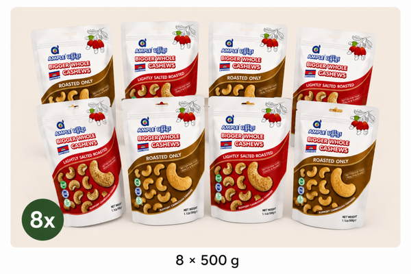 W180 King Cashewnoten – Mix & Match 8 × 500 g