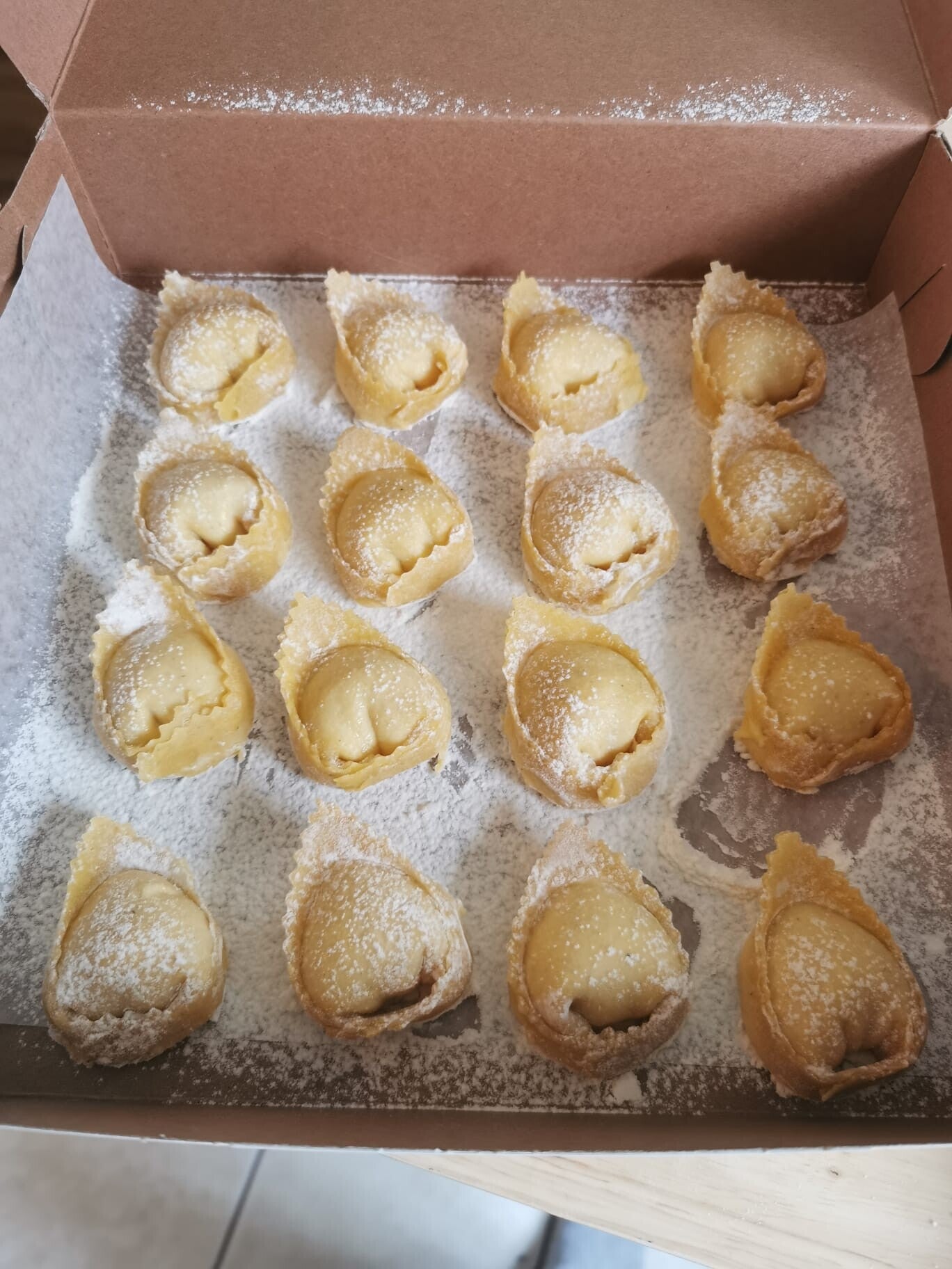 Pumpkin-Filled Cappelletti. 16 pieces — 2 servings