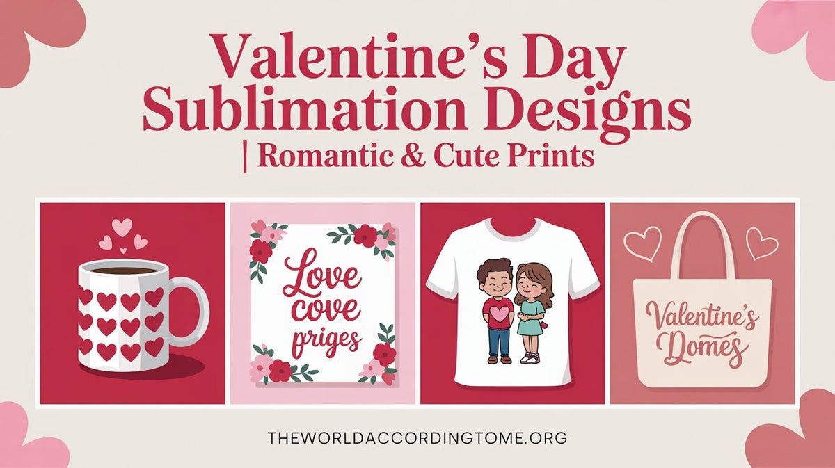 Valentine's Day Sublimation Designs