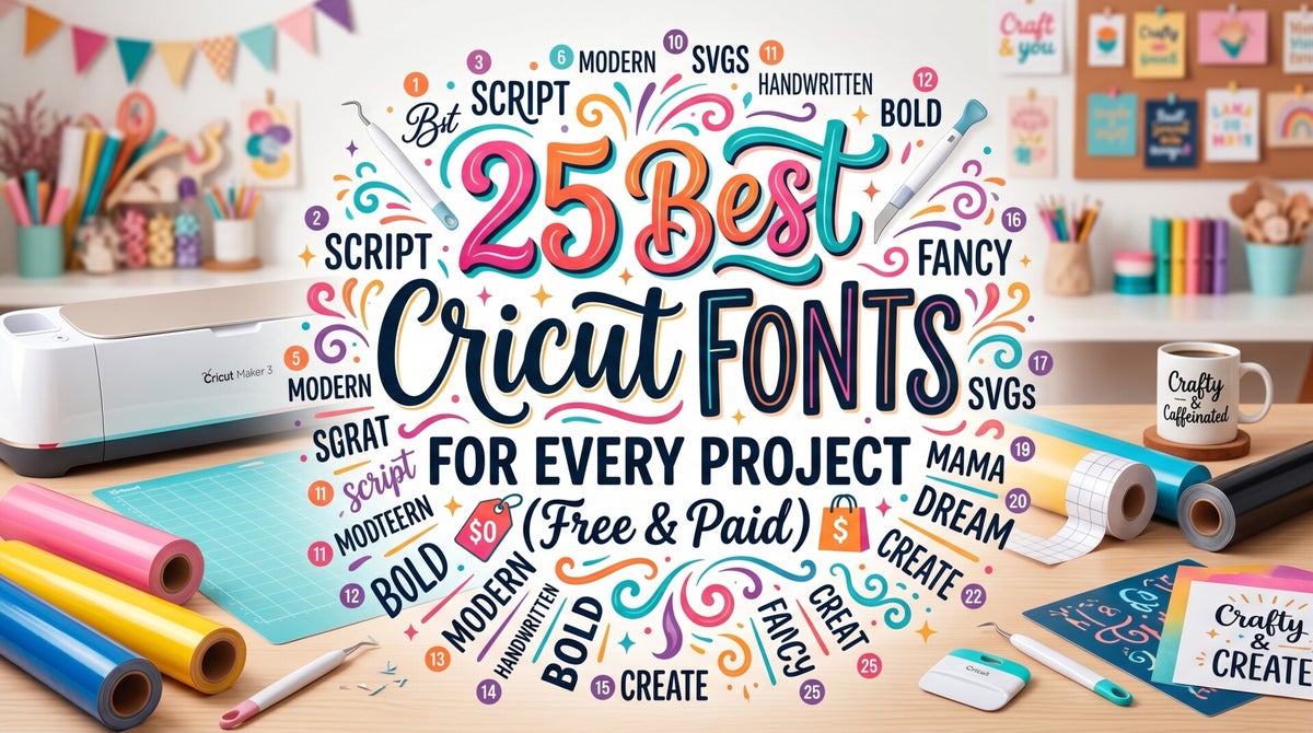 25 Best Cricut Fonts for Every Project