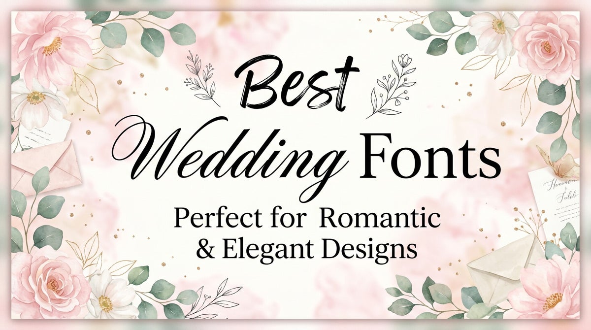 Best Wedding Fonts Perfect for Romantic