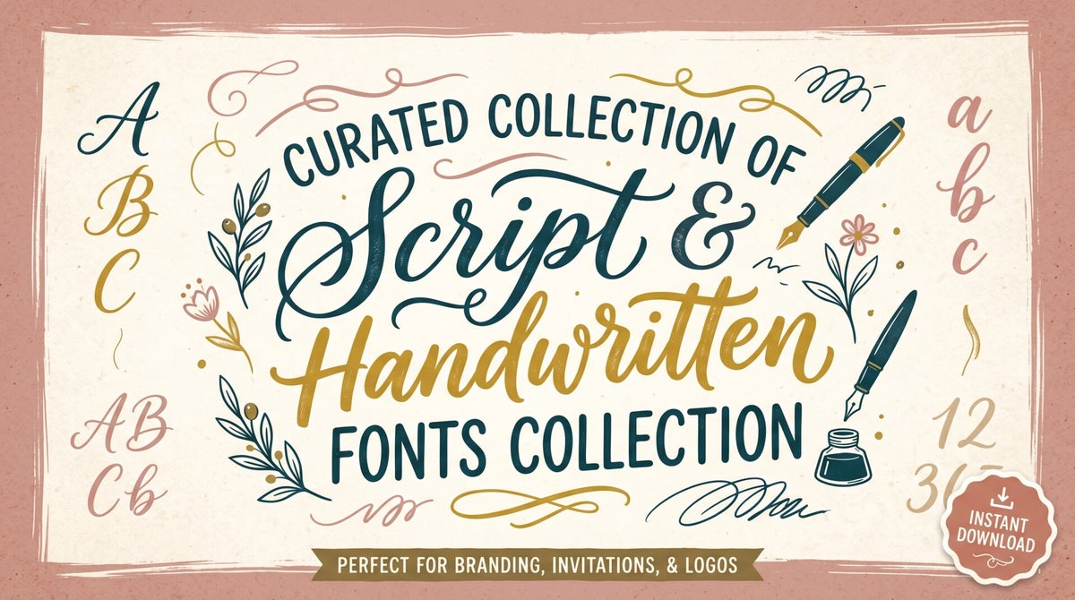 Best Script & Handwritten Fonts Collection