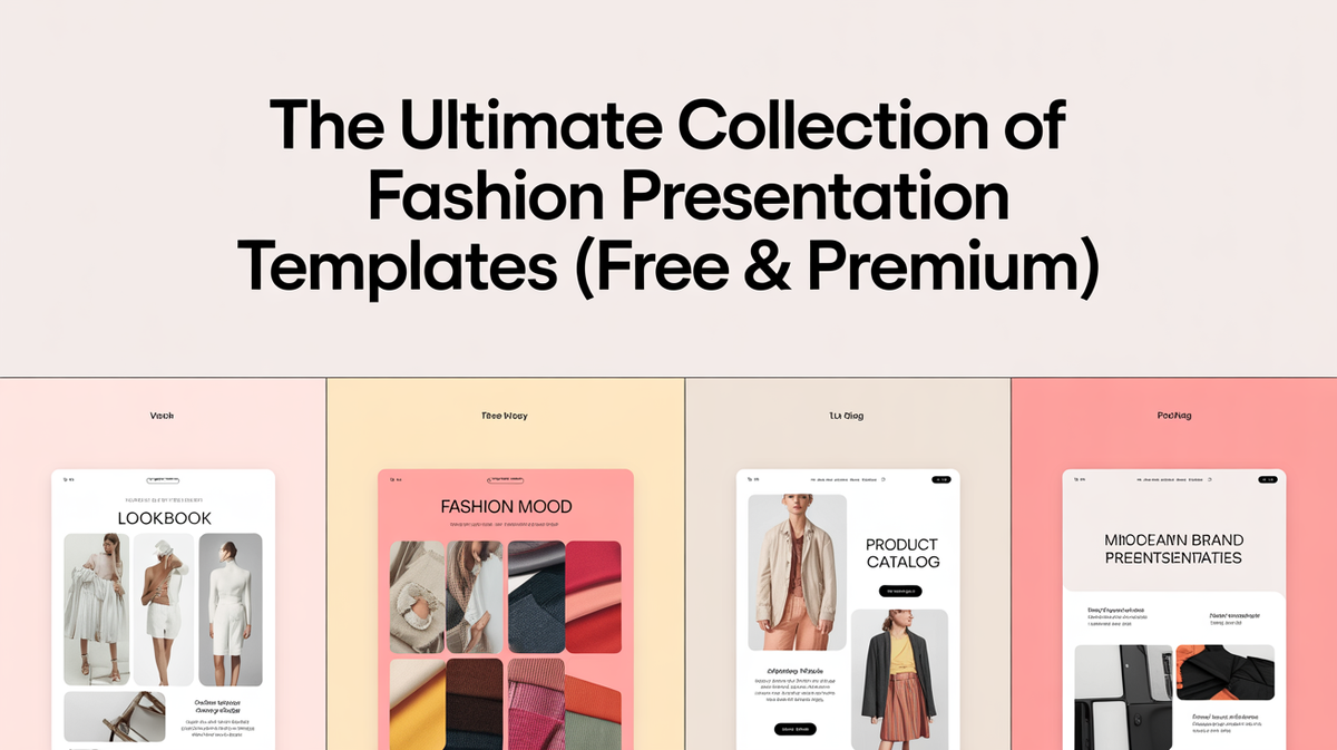 Fashion Presentation Templates Collection