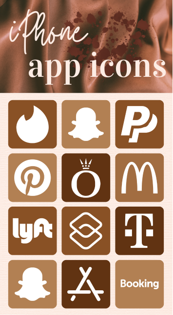 Free Aesthetic App Icons for iPhone