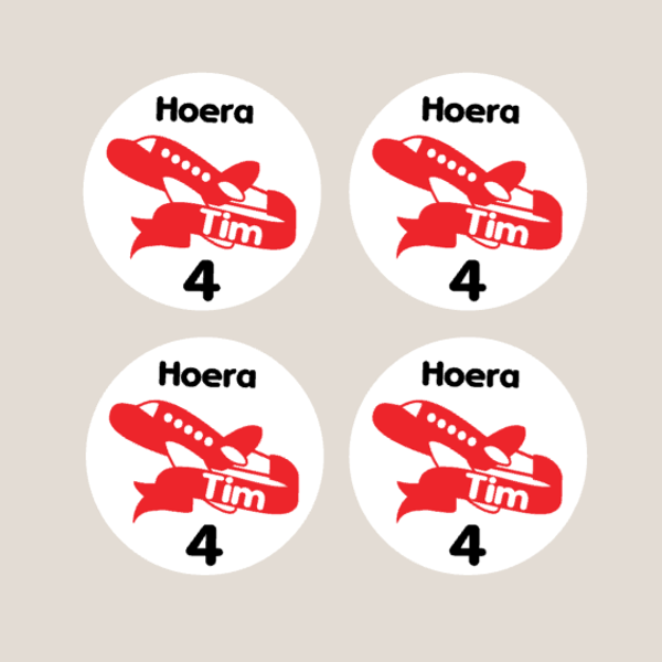 Stickers vliegtuig