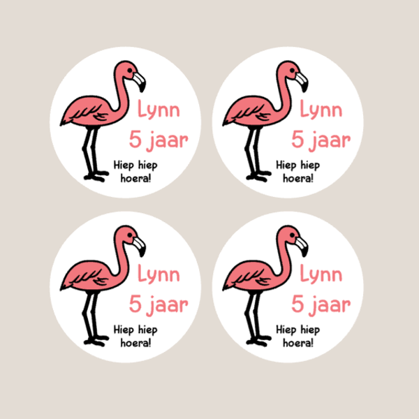 Stickers flamingo