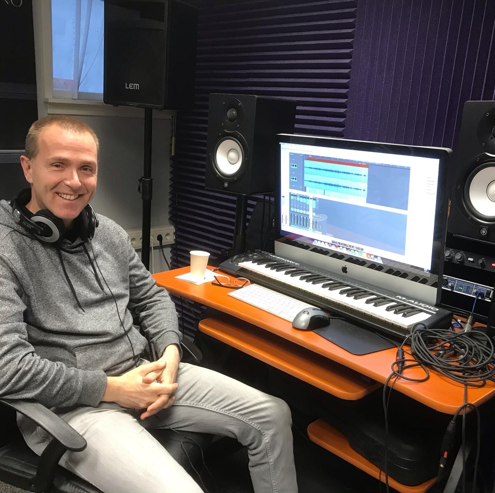 Lied op maat opnamestudio