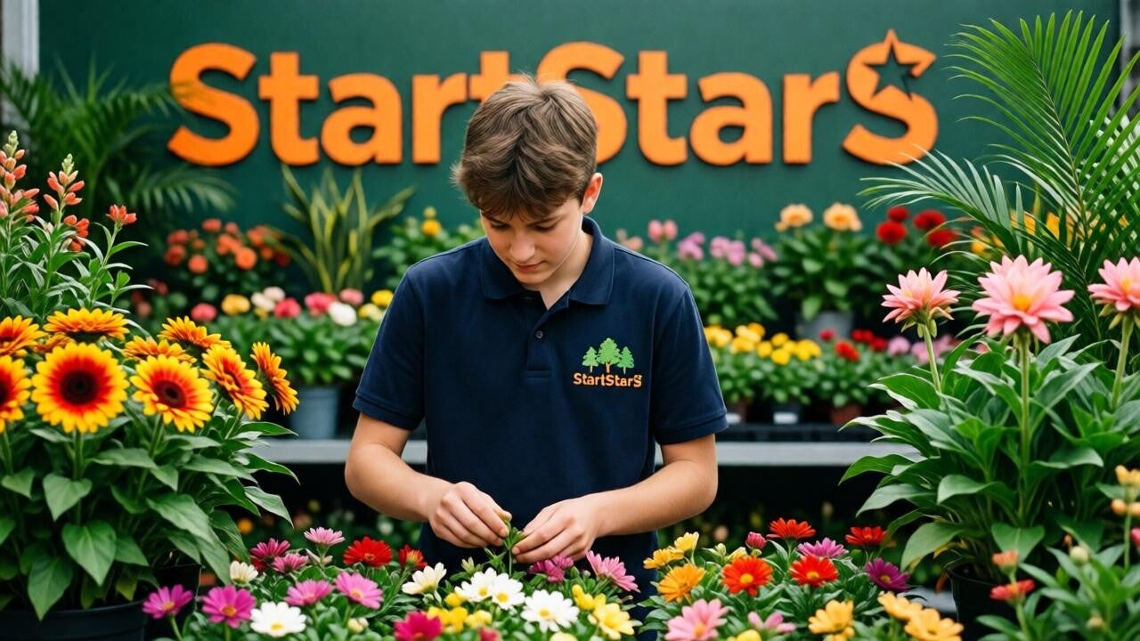 "Jeugdigen werken aan een ondernemingsplan bij StartStarS dagbesteding".
