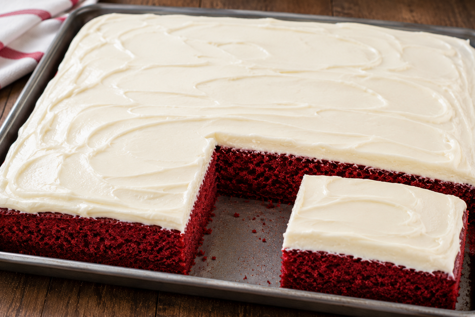 Red Velvet Sheet Cake