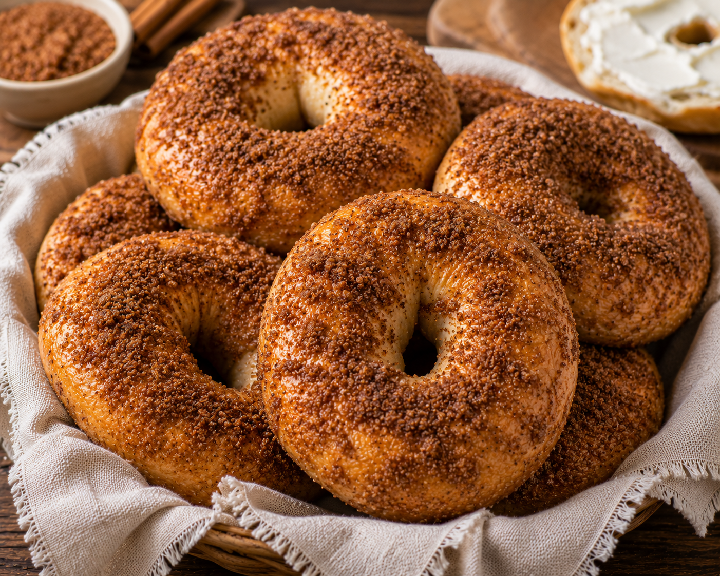 Cinnamon Crunch Bagel