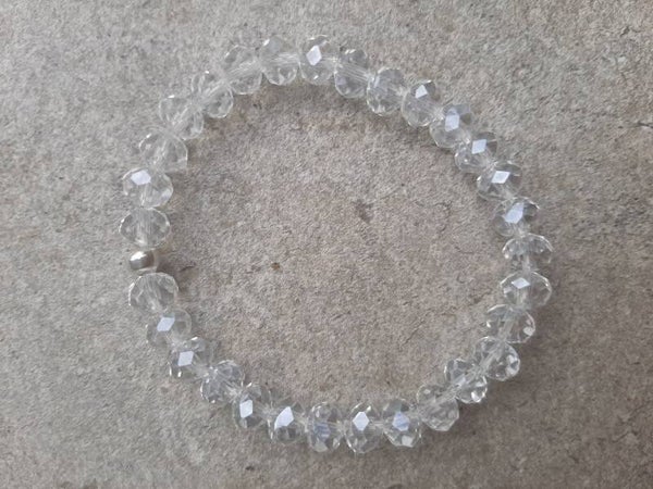 Armband doorzichtig wit