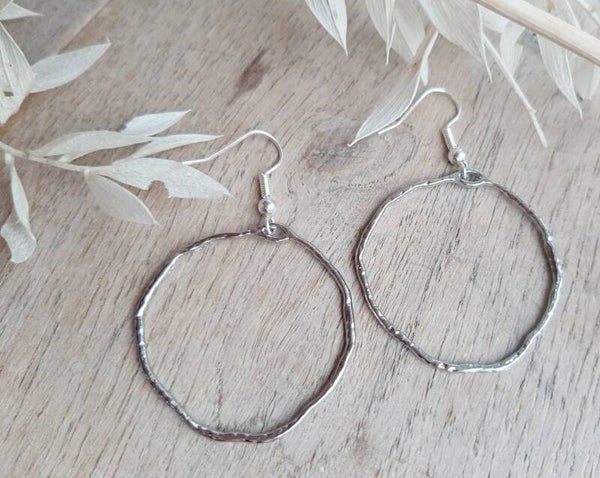 Creolen Zilver/Goud Nia