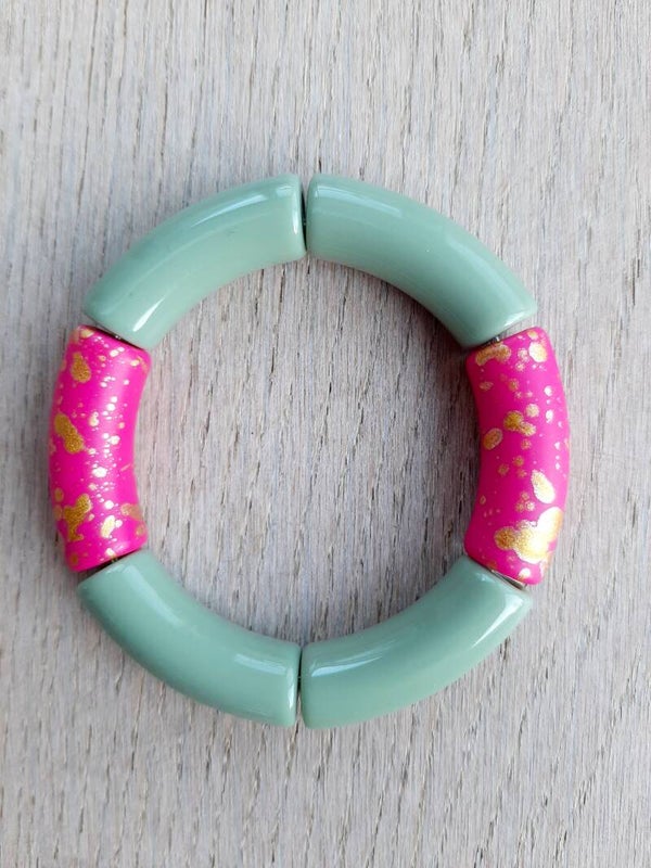 Tube armband fuchsia