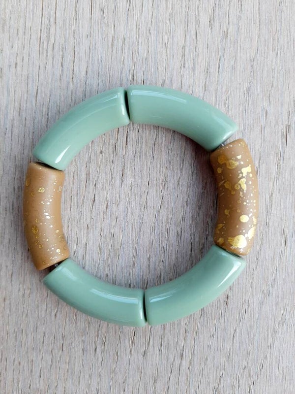 Tube armband brown