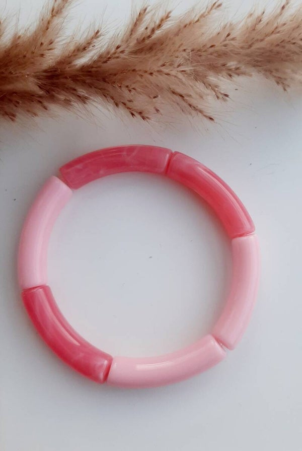 Armband tube pink/peach