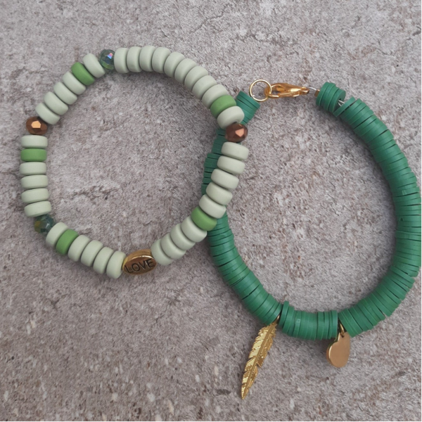 Mint/Olive Green