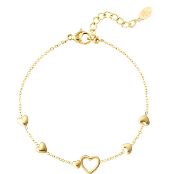 Armband hartjes