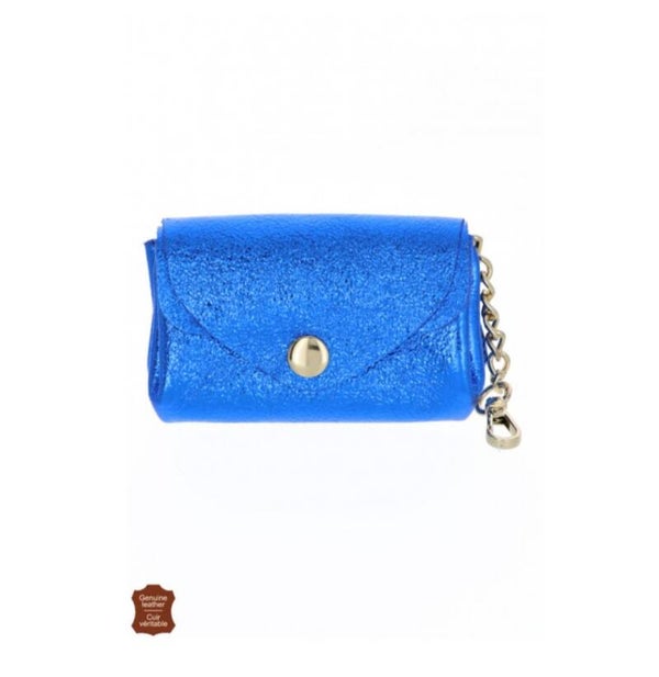 Geldbeugel sleutelhanger Metallic