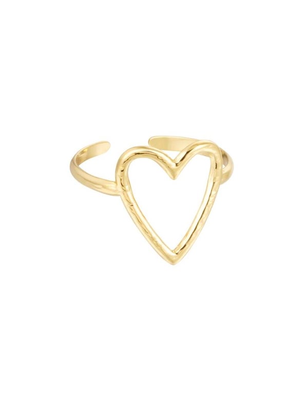 Ring Golden Heart