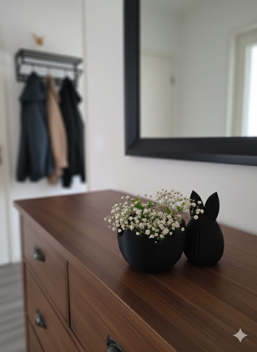 Eischale mit Osterhase