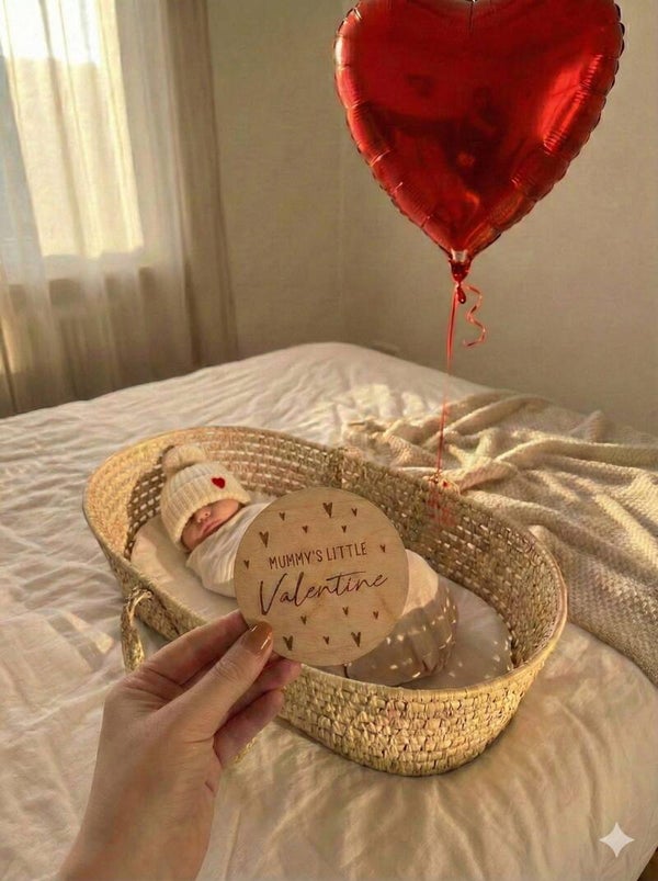 HOLZSCHEIBE MUMMY'S LITTLE VALENTINE