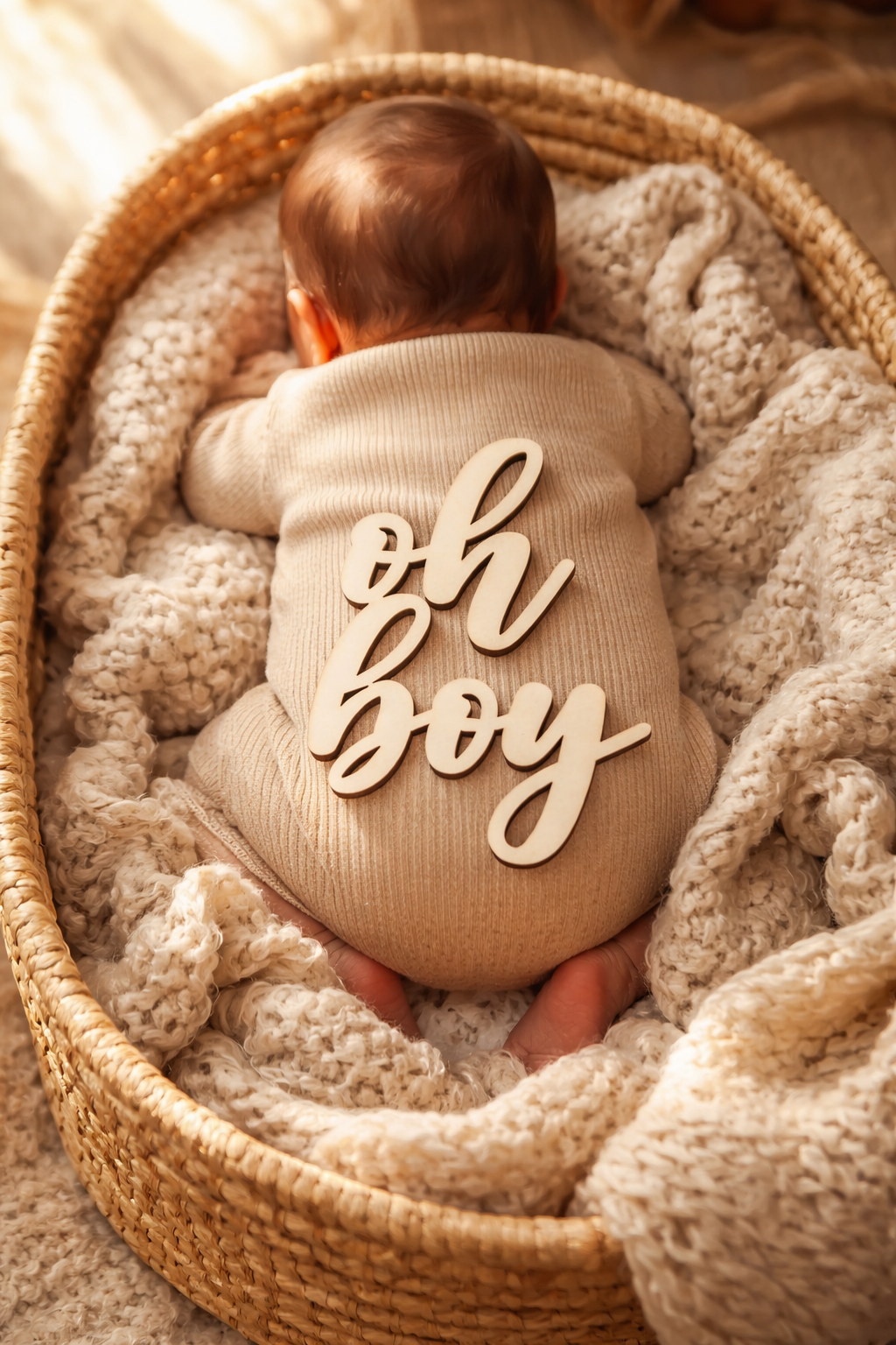 HOLZSCHRIFTZUG "OH BOY"