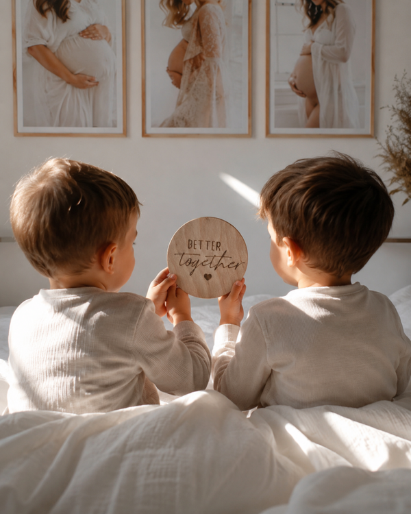 HOLZSCHEIBE "BETTER TOGETHER"