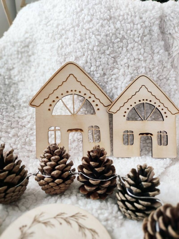 LEBKUCHENHAUS AUS HOLZ