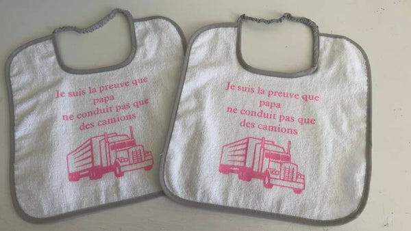 Bavoir bébé personnalisé