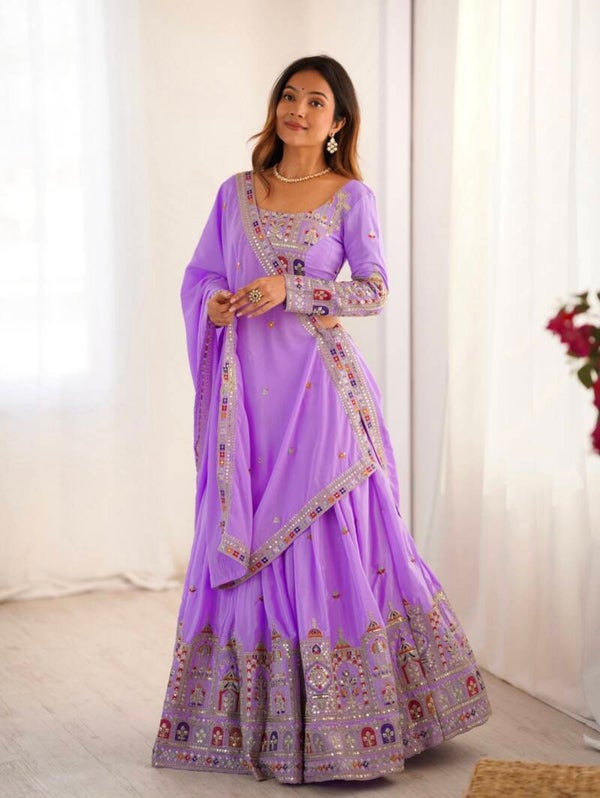 Lehanga Choli Lavande