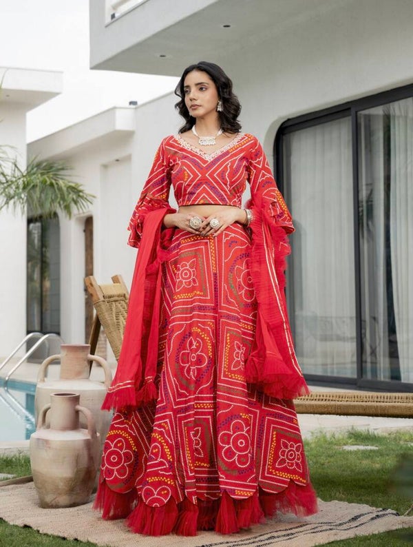 Bandhani Lehanga Choli