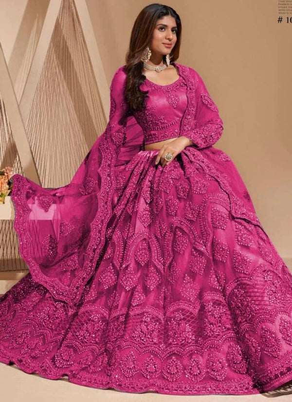 Lehanga Choli Framboise