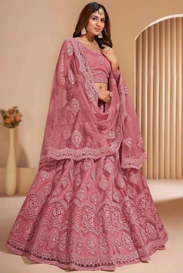 Lehanga Choli Rose Brique